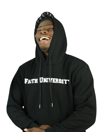 Faith University Black Hoodie