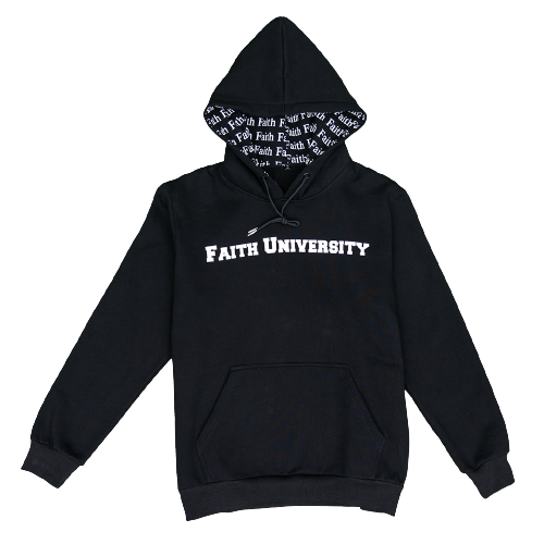 Faith University Black Hoodie